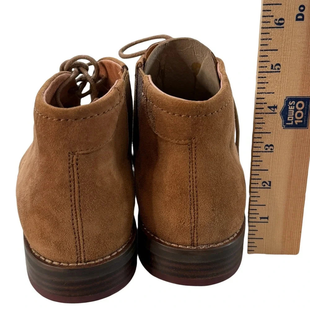 Mark Nason Brown Camel Suede Memory Foam Lux Chukka Desert Boots Size 8 NWOB